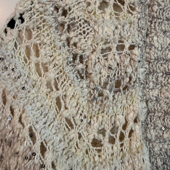 Anthropologie Knitted & Knotted Soubrette Marled Chunky Knit Cardigan Medium - Picture 6 of 9